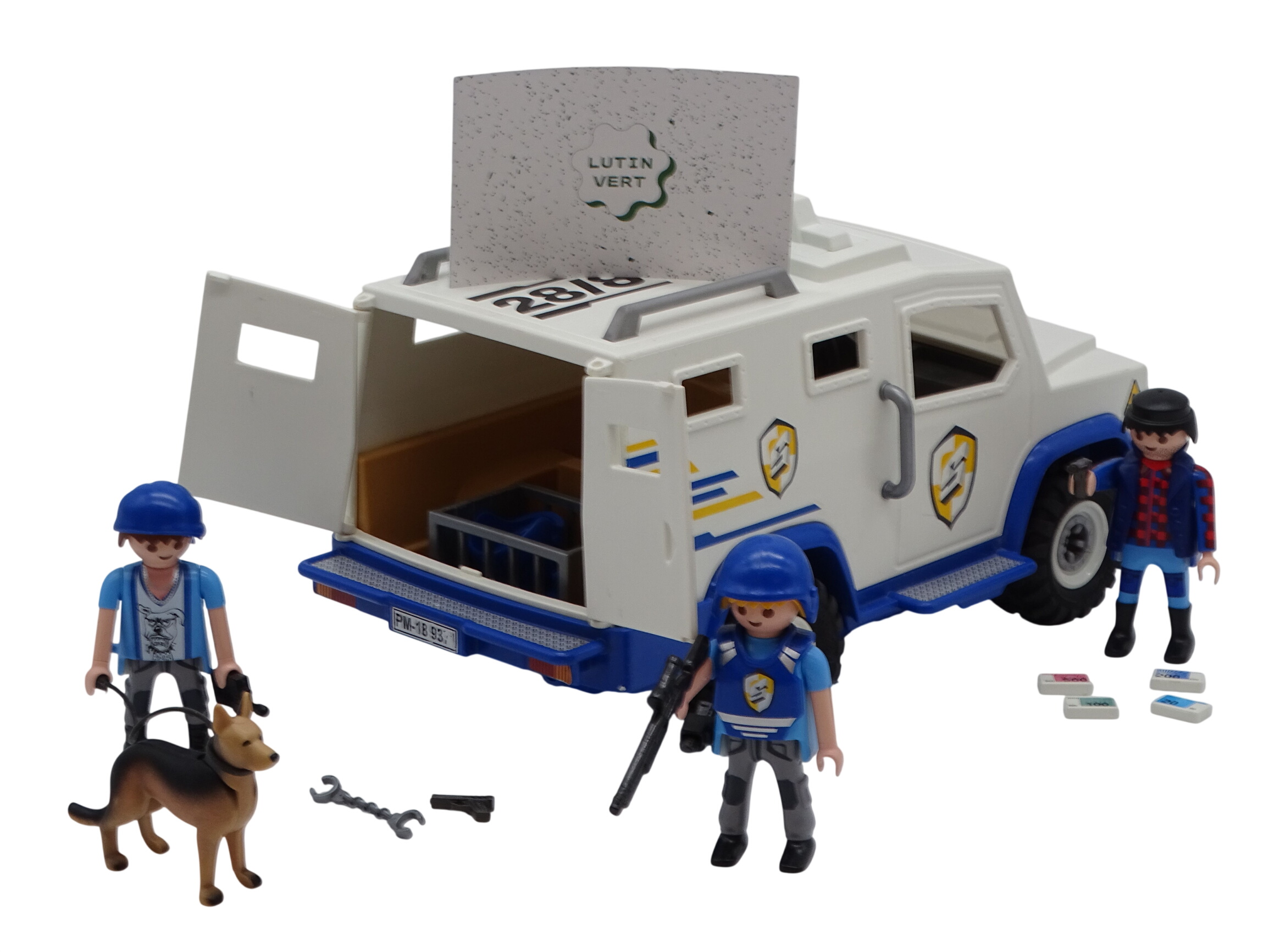 Playmobil 9371 « Fourgon blindé et convoyeurs de fonds » d'occasion PLAYMOBIL - Dès 4 ans | Ref 13076 Très bon état -  reconditionné disponible sur Label Emmaüs